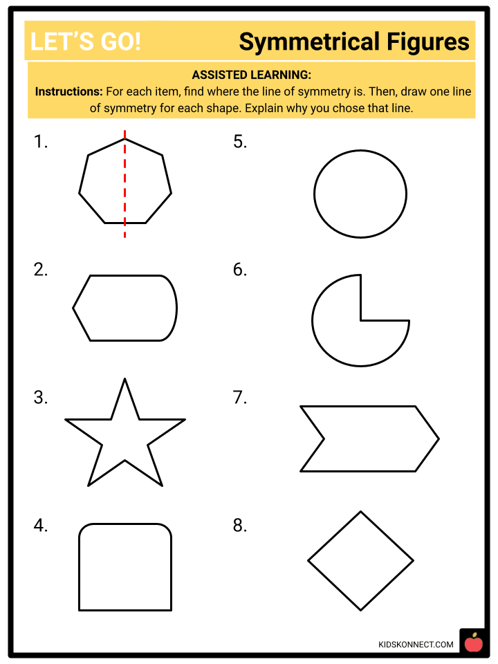 geometry symmetry worksheet