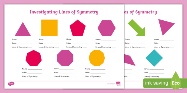 geometry symmetry worksheet