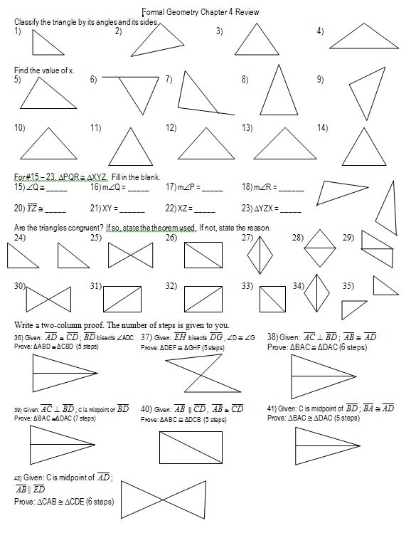Geometry Files: Triangle Congruence - Insert Clever Math Pun Here