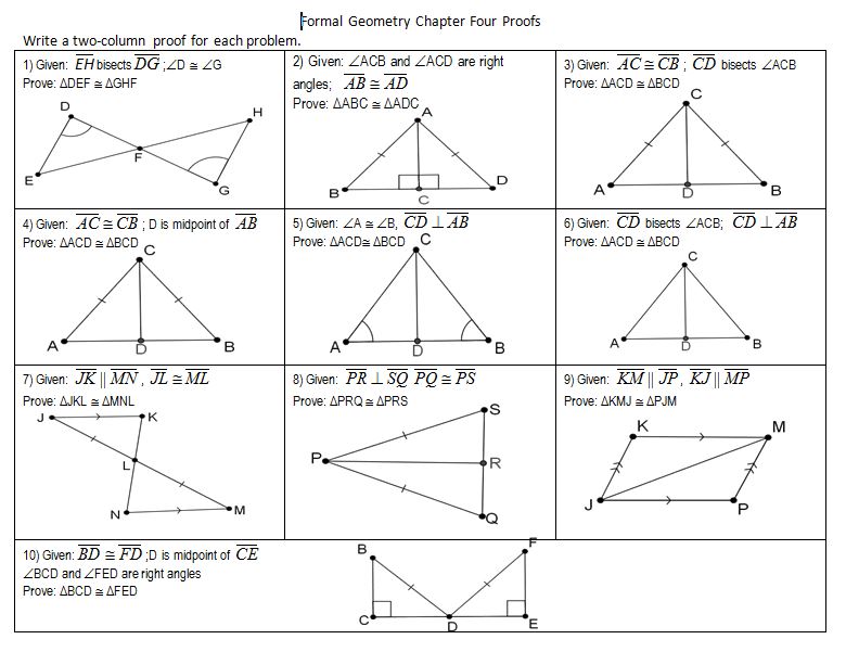 Geometry Files: Triangle Congruence - Insert Clever Math Pun Here