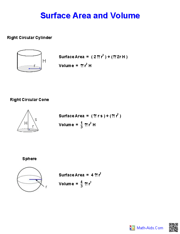 Geometry Worksheets | Volume Worksheets