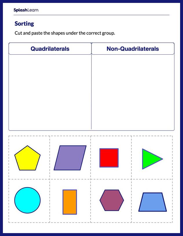 Geometry Worksheets for 3rd Graders Online - SplashLearn