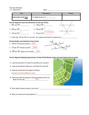1.4 Review Sheet.pdf - Geometry Worksheet 1.4 - Intersections Name ...