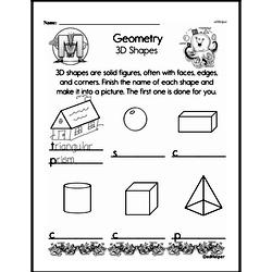 Second Grade Geometry Worksheets | edHelper.com