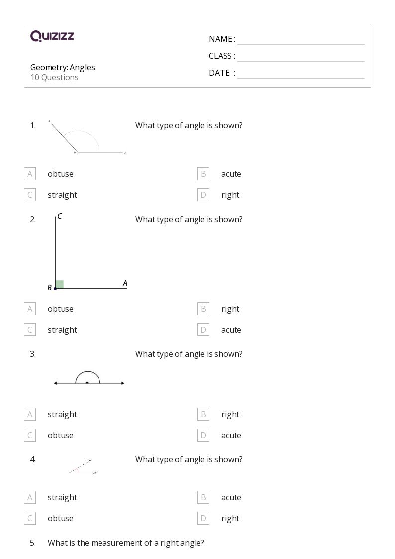 50+ Geometry worksheets for 4th Grade on Quizizz | Free &  Printable