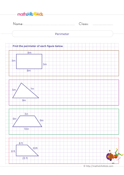 geometry worksheet for 5th grade