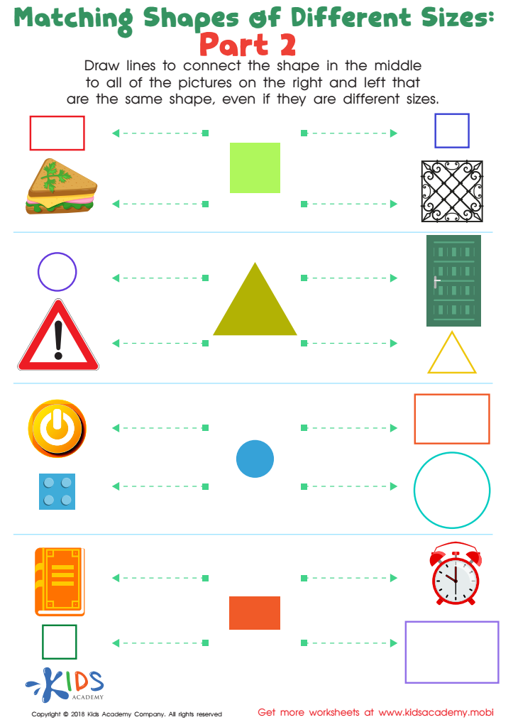 Geometry: Part 2 Worksheet, Free Printable PDF for Kids