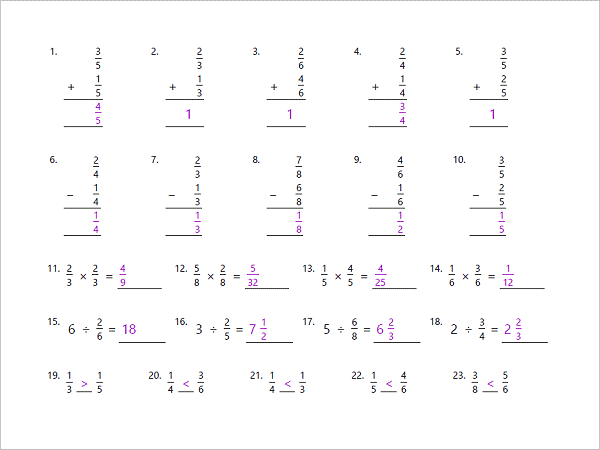 Math Worksheet Generator | Free Basic Facts Worksheet Maker