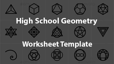 geometry worksheet high school
