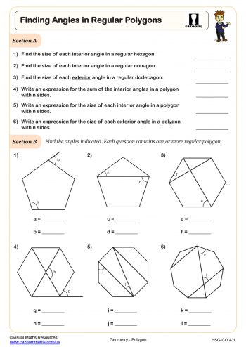 geometry worksheet highschool