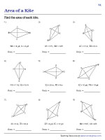 geometry worksheet kites answers