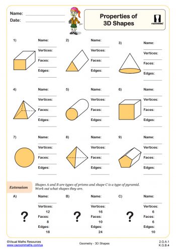 2nd Grade Geometry Worksheets | PDF Printable Worksheets