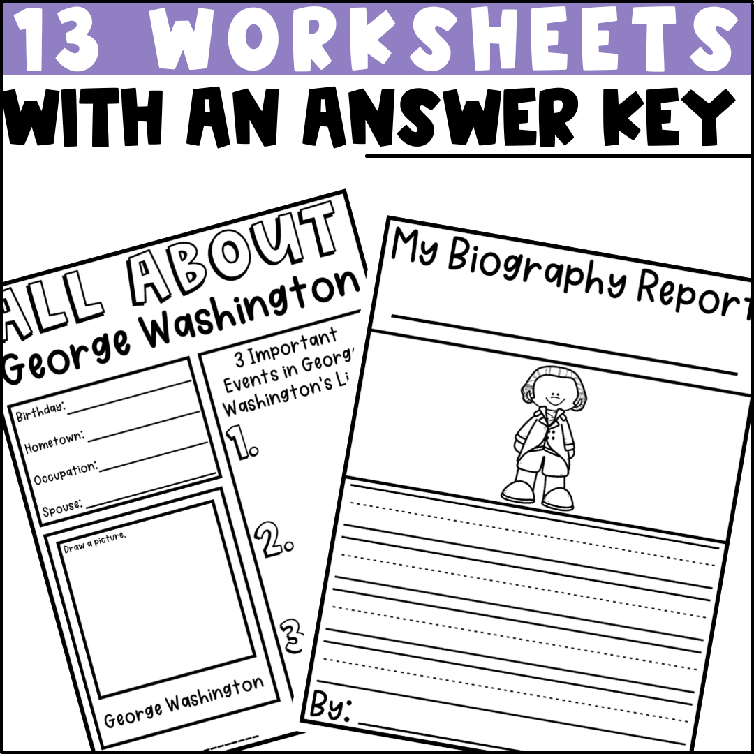 george washington worksheet