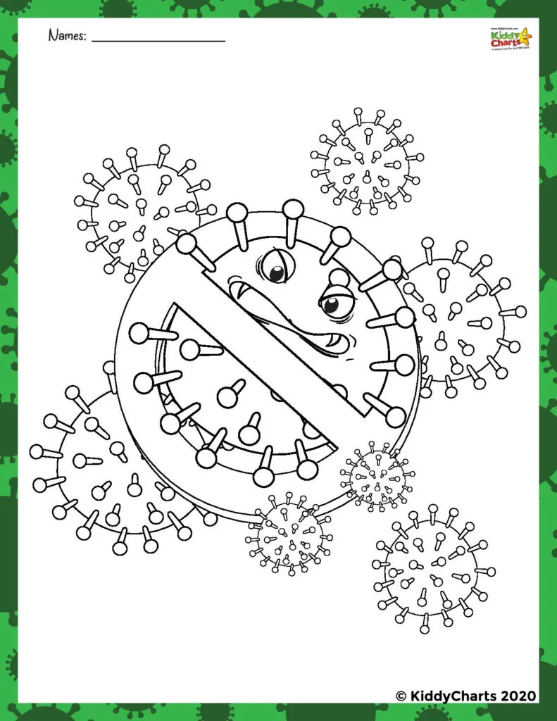germs worksheet for kindergarten