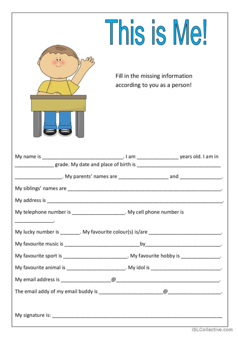 get to know students worksheet