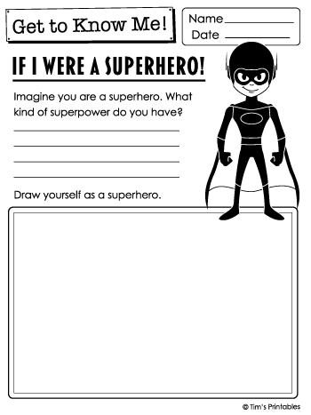 get to know you questions for kids worksheet