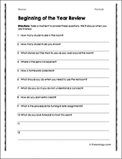 Get to know you worksheet | TPT