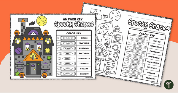 getting into shapes worksheet answers