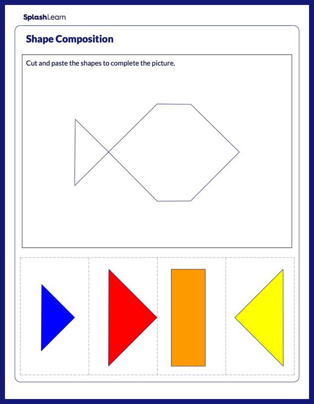 Fractions of Shapes - Basic Fraction Worksheets | Teach Starter