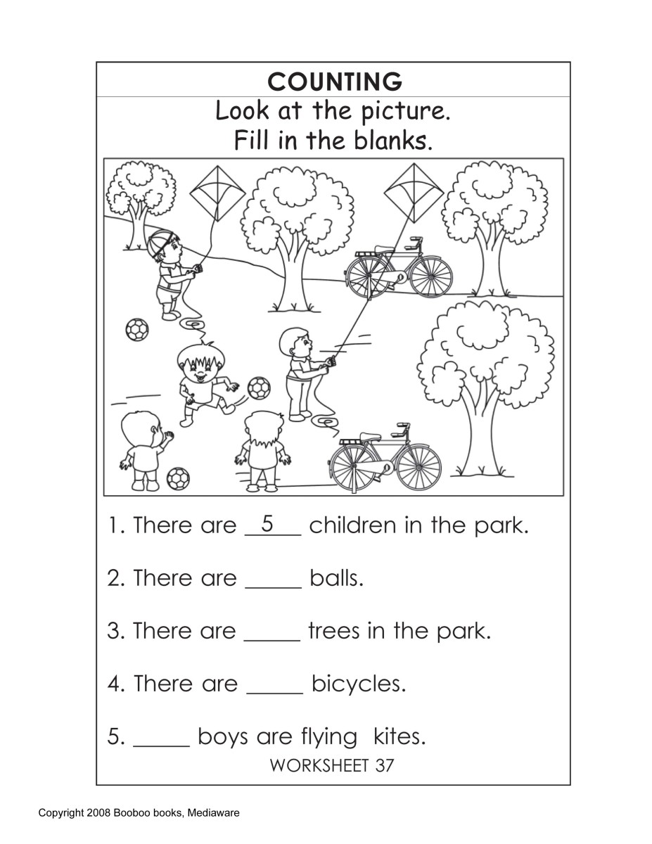getting ready for kindergarten worksheet