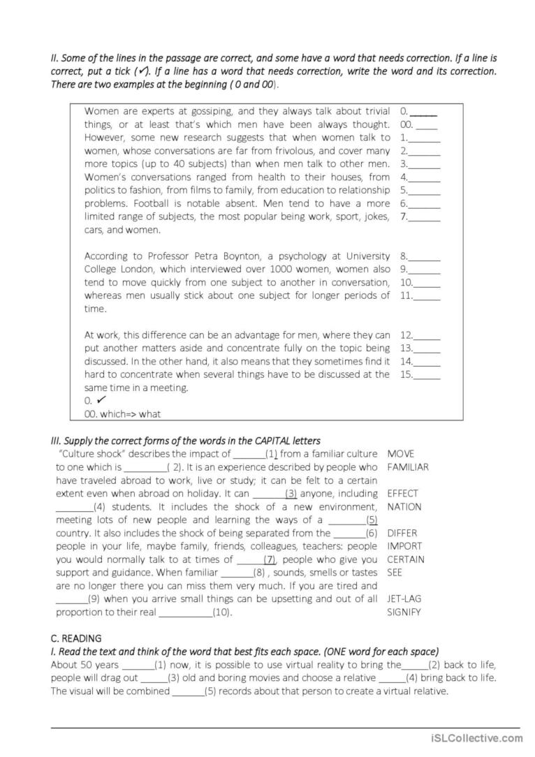 Test for gifted students in VietNam…: English ESL worksheets pdf &  doc