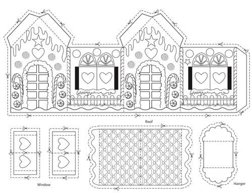 gingerbread house template for kids - Reading adventures for kids ...