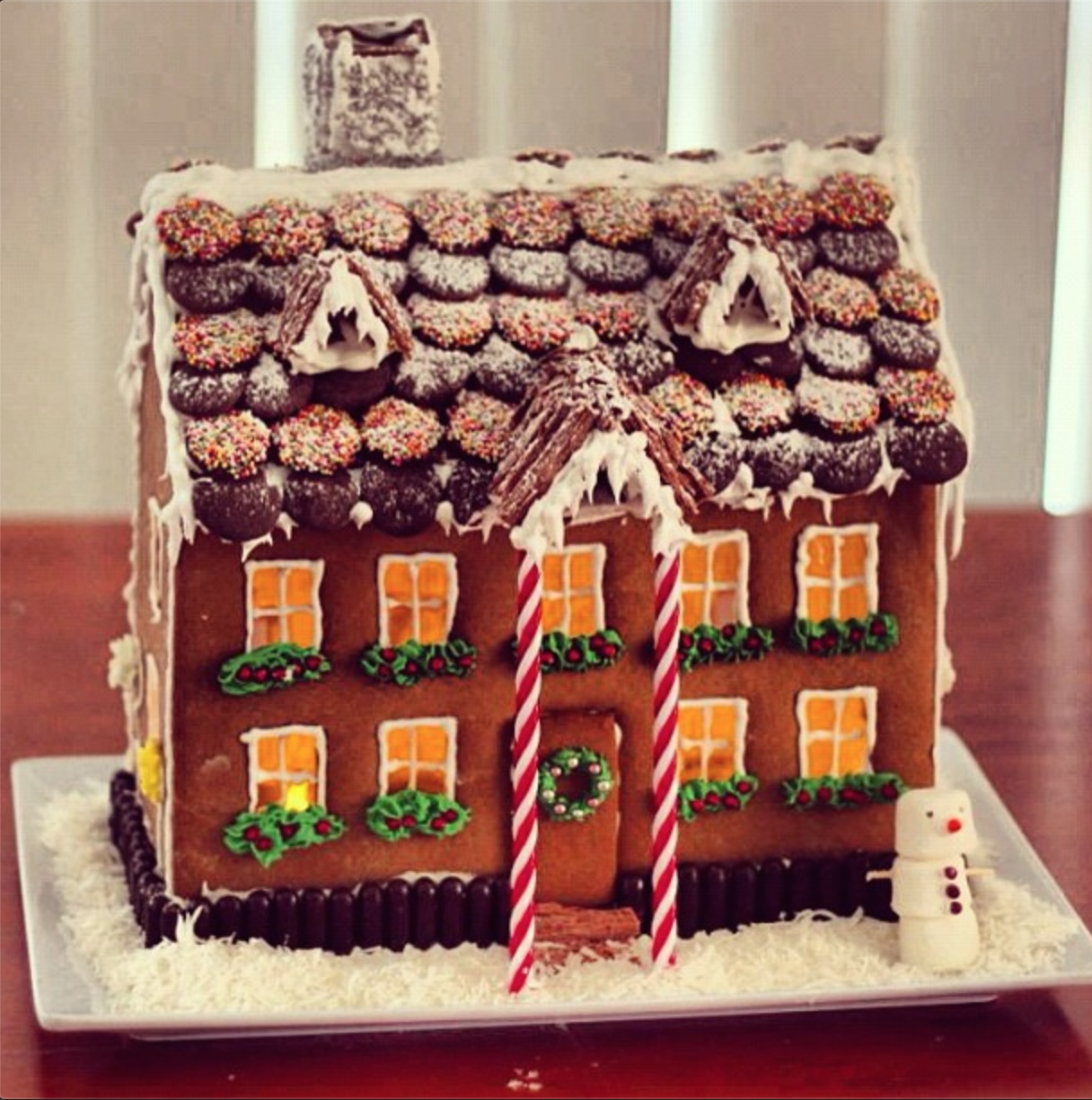 The Thud Gingerbread House template - The Thud