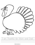 Give Thanks Worksheet - Twisty Noodle