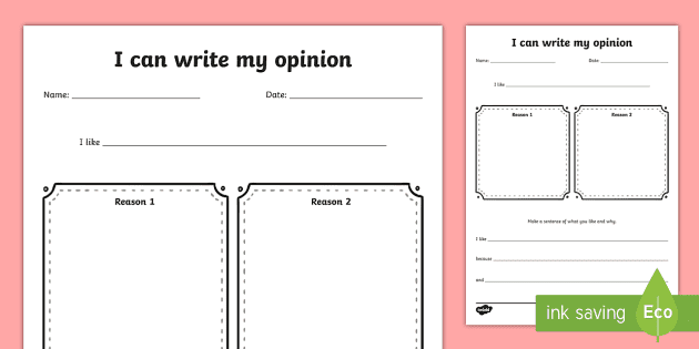 Giving Opinion Worksheet (Lehrer gemacht) - Twinkl