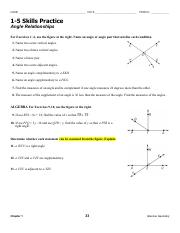 glencoe geometry worksheet