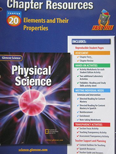 Glencoe Science: Physical Science- Chapter Resources, Chapter 20 ...