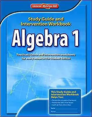 glencoe mcgraw hill algebra 1 answers worksheet