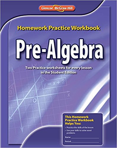 glencoe pre algebra worksheet answers