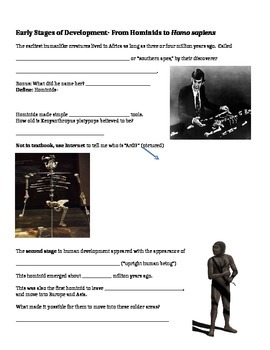 Glencoe - World History - Chapter 1-2 notes w/quiz
