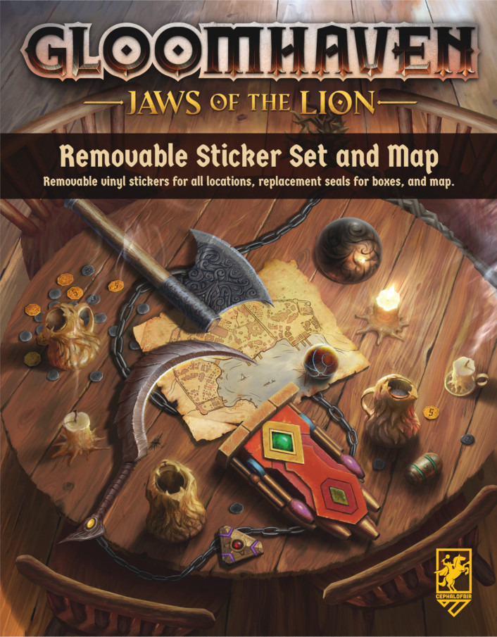 JotL Removable Sticker Set &  Map (by Cephalofair) - Coming June ...