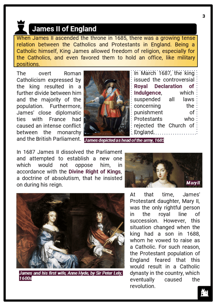 The Glorious Revolution KS3 Teaching Resources History Resources