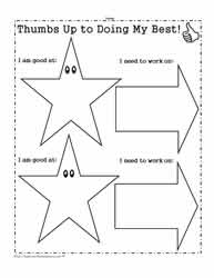 goal setting worksheet for kids