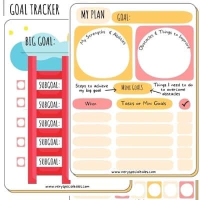 Goal Setting for Kids: Fun ACTIVITIES (PDF) + Tips on Best Goal ...