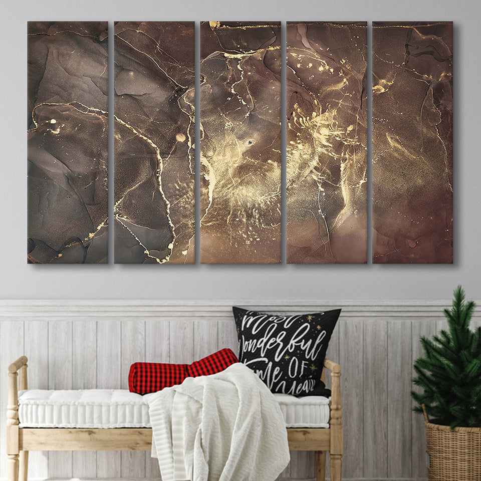 gold printable wall art