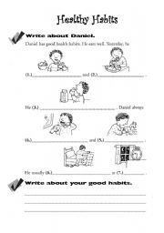 health habits - ESL worksheet by vipgirl