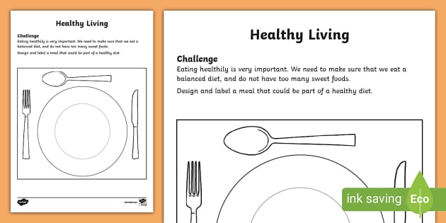 good health worksheet