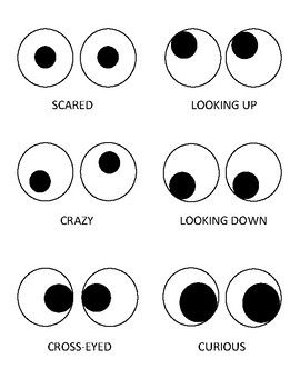 googly eyes printable image