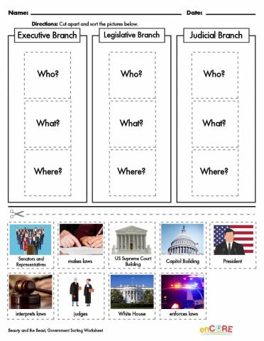 Government worksheet  