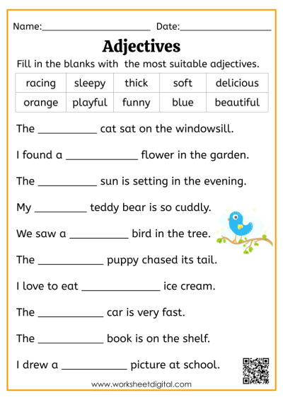 Grade 3 English - Worksheet Digital