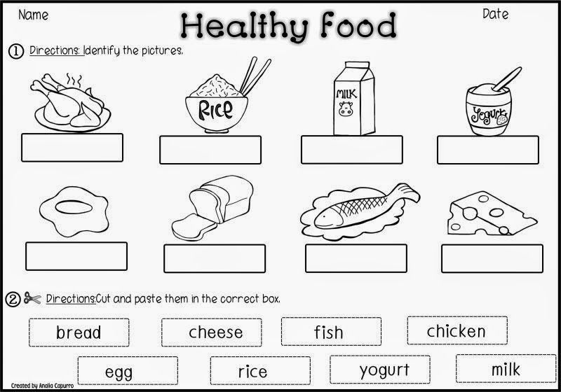 grade 1 health worksheet