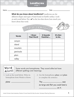 2nd Grade Social Studies Worksheets | Scholastic