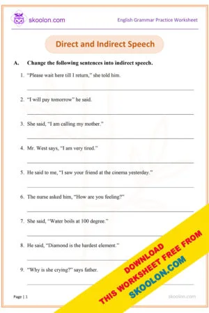 grade 3 grammar worksheet