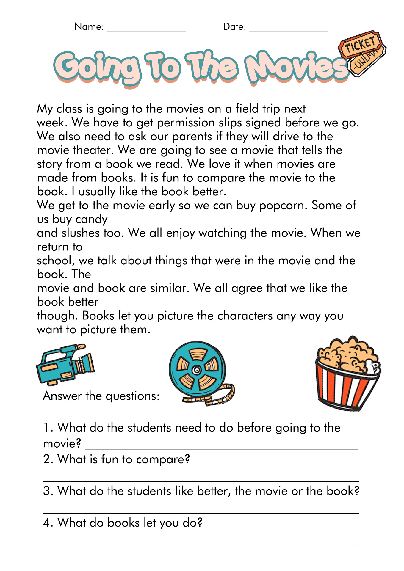 15 Short Reading Comprehension Worksheets 3rd Grade - Free PDF at ...