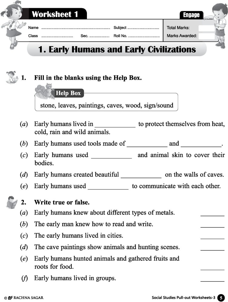 Happy Learning Pull out Worksheets Social Studies for Class 3: Buy ...
