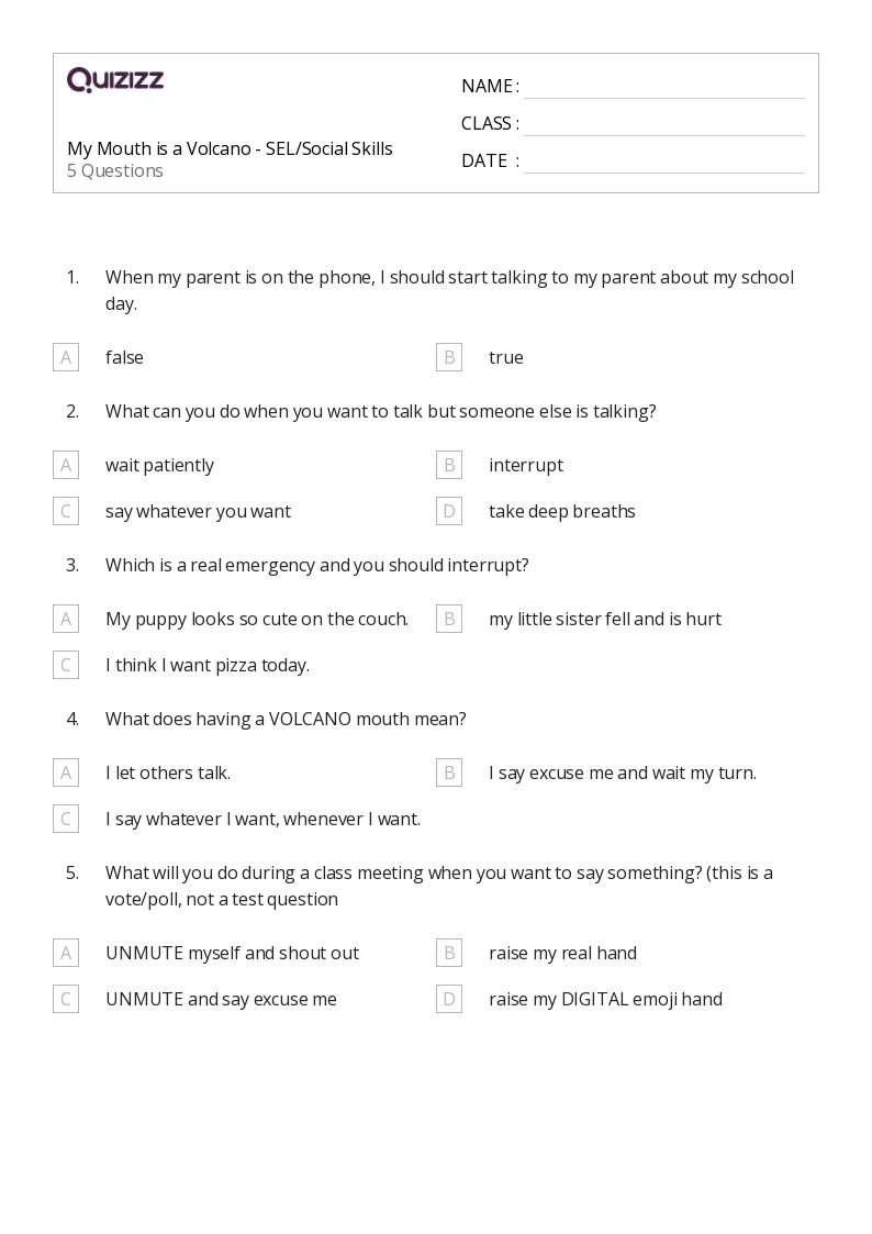 grade 3 social studies worksheet